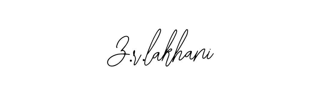 Make a beautiful signature design for name Z.r.lakhani. Use this online signature maker to create a handwritten signature for free. Z.r.lakhani signature style 12 images and pictures png