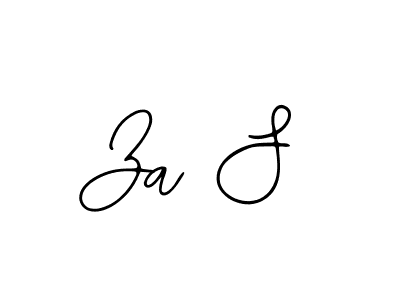 How to make Za S signature? Bearetta-2O07w is a professional autograph style. Create handwritten signature for Za S name. Za S signature style 12 images and pictures png