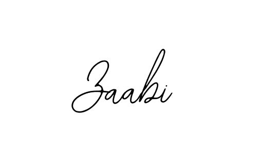 Use a signature maker to create a handwritten signature online. With this signature software, you can design (Bearetta-2O07w) your own signature for name Zaabi. Zaabi signature style 12 images and pictures png