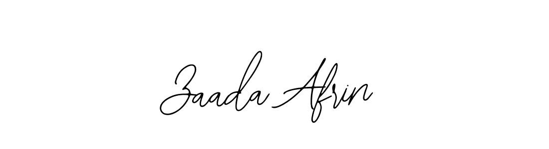 Use a signature maker to create a handwritten signature online. With this signature software, you can design (Bearetta-2O07w) your own signature for name Zaada Afrin. Zaada Afrin signature style 12 images and pictures png