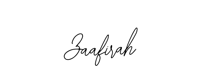 Zaafirah stylish signature style. Best Handwritten Sign (Bearetta-2O07w) for my name. Handwritten Signature Collection Ideas for my name Zaafirah. Zaafirah signature style 12 images and pictures png