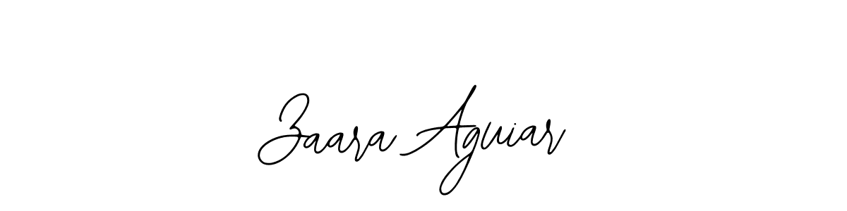 Also You can easily find your signature by using the search form. We will create Zaara Aguiar name handwritten signature images for you free of cost using Bearetta-2O07w sign style. Zaara Aguiar signature style 12 images and pictures png