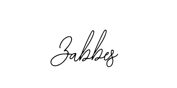 You should practise on your own different ways (Bearetta-2O07w) to write your name (Zabbes) in signature. don't let someone else do it for you. Zabbes signature style 12 images and pictures png