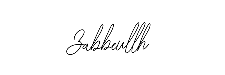 Bearetta-2O07w is a professional signature style that is perfect for those who want to add a touch of class to their signature. It is also a great choice for those who want to make their signature more unique. Get Zabbeullh name to fancy signature for free. Zabbeullh signature style 12 images and pictures png