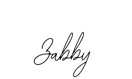 Create a beautiful signature design for name Zabby. With this signature (Bearetta-2O07w) fonts, you can make a handwritten signature for free. Zabby signature style 12 images and pictures png