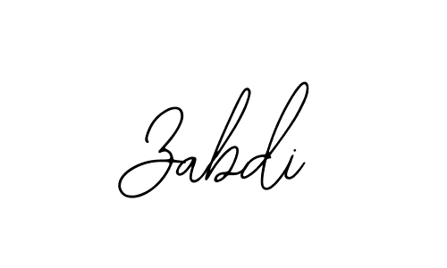 The best way (Bearetta-2O07w) to make a short signature is to pick only two or three words in your name. The name Zabdi include a total of six letters. For converting this name. Zabdi signature style 12 images and pictures png