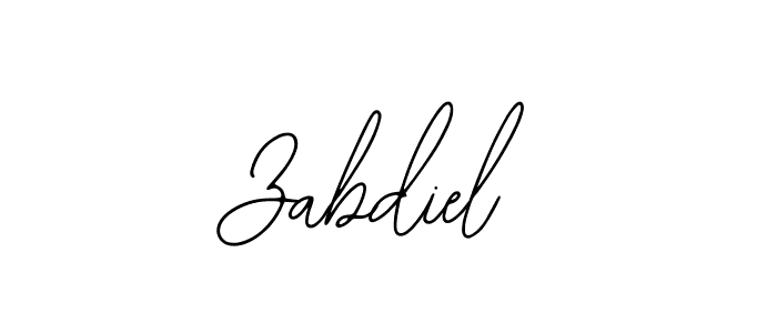 Create a beautiful signature design for name Zabdiel. With this signature (Bearetta-2O07w) fonts, you can make a handwritten signature for free. Zabdiel signature style 12 images and pictures png