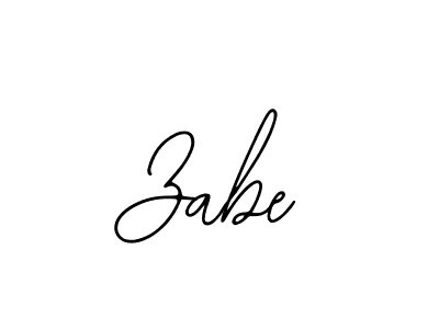 Also You can easily find your signature by using the search form. We will create Zabe name handwritten signature images for you free of cost using Bearetta-2O07w sign style. Zabe signature style 12 images and pictures png