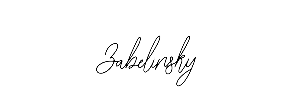 Design your own signature with our free online signature maker. With this signature software, you can create a handwritten (Bearetta-2O07w) signature for name Zabelinsky. Zabelinsky signature style 12 images and pictures png