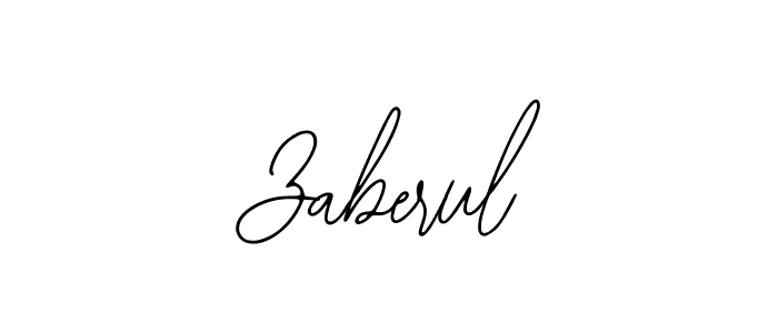 Zaberul stylish signature style. Best Handwritten Sign (Bearetta-2O07w) for my name. Handwritten Signature Collection Ideas for my name Zaberul. Zaberul signature style 12 images and pictures png