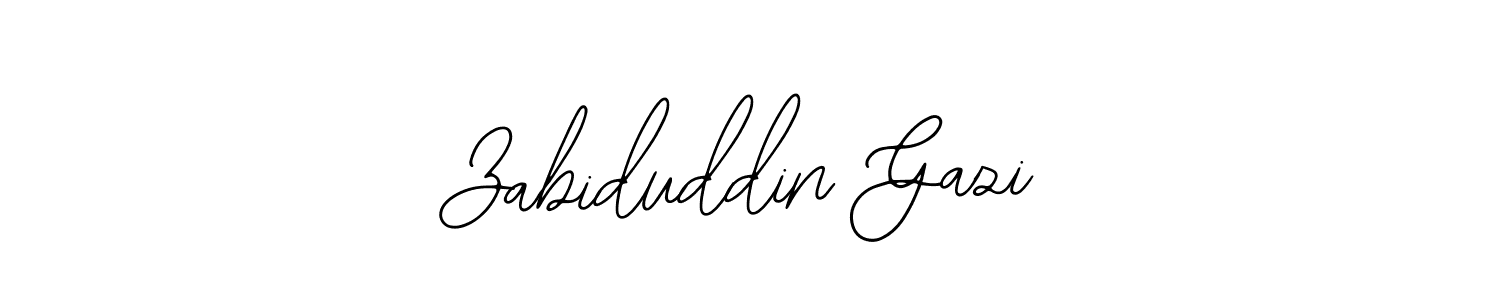 Make a beautiful signature design for name Zabiduddin Gazi. With this signature (Bearetta-2O07w) style, you can create a handwritten signature for free. Zabiduddin Gazi signature style 12 images and pictures png
