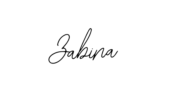 Use a signature maker to create a handwritten signature online. With this signature software, you can design (Bearetta-2O07w) your own signature for name Zabina. Zabina signature style 12 images and pictures png
