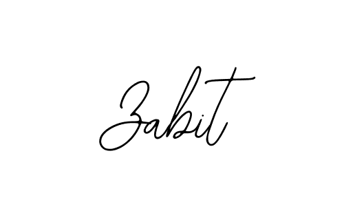 Design your own signature with our free online signature maker. With this signature software, you can create a handwritten (Bearetta-2O07w) signature for name Zabit. Zabit signature style 12 images and pictures png