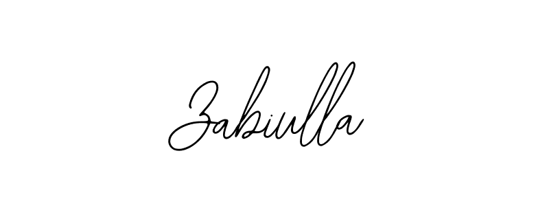 How to make Zabiulla signature? Bearetta-2O07w is a professional autograph style. Create handwritten signature for Zabiulla name. Zabiulla signature style 12 images and pictures png
