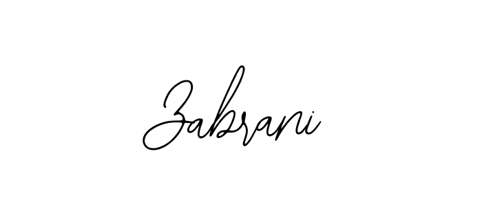 Create a beautiful signature design for name Zabrani. With this signature (Bearetta-2O07w) fonts, you can make a handwritten signature for free. Zabrani signature style 12 images and pictures png