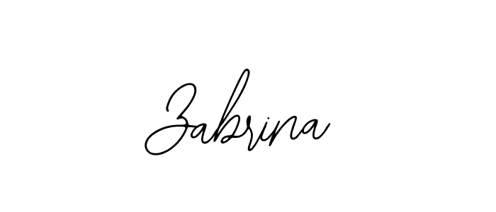 How to make Zabrina name signature. Use Bearetta-2O07w style for creating short signs online. This is the latest handwritten sign. Zabrina signature style 12 images and pictures png