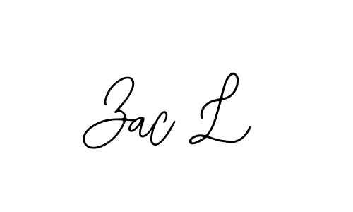 Zac L stylish signature style. Best Handwritten Sign (Bearetta-2O07w) for my name. Handwritten Signature Collection Ideas for my name Zac L. Zac L signature style 12 images and pictures png