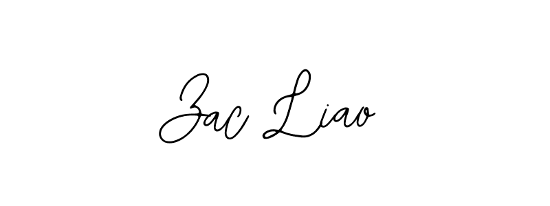 How to make Zac Liao signature? Bearetta-2O07w is a professional autograph style. Create handwritten signature for Zac Liao name. Zac Liao signature style 12 images and pictures png