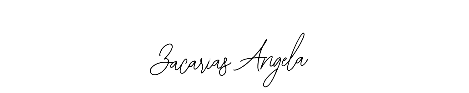 Design your own signature with our free online signature maker. With this signature software, you can create a handwritten (Bearetta-2O07w) signature for name Zacarias Angela. Zacarias Angela signature style 12 images and pictures png