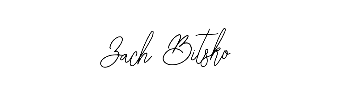 Make a beautiful signature design for name Zach Bitsko. With this signature (Bearetta-2O07w) style, you can create a handwritten signature for free. Zach Bitsko signature style 12 images and pictures png