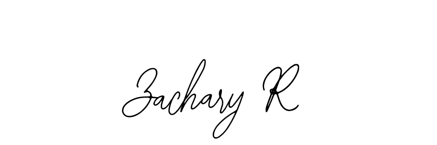 Zachary R stylish signature style. Best Handwritten Sign (Bearetta-2O07w) for my name. Handwritten Signature Collection Ideas for my name Zachary R. Zachary R signature style 12 images and pictures png