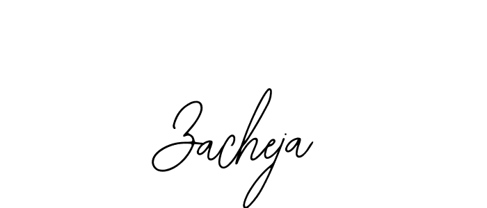 The best way (Bearetta-2O07w) to make a short signature is to pick only two or three words in your name. The name Zacheja include a total of six letters. For converting this name. Zacheja signature style 12 images and pictures png