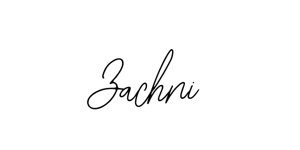 Zachni stylish signature style. Best Handwritten Sign (Bearetta-2O07w) for my name. Handwritten Signature Collection Ideas for my name Zachni. Zachni signature style 12 images and pictures png