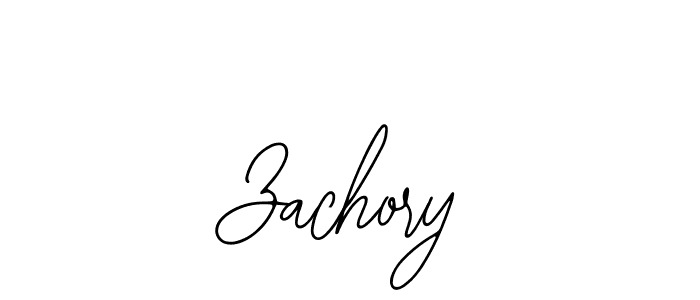 Use a signature maker to create a handwritten signature online. With this signature software, you can design (Bearetta-2O07w) your own signature for name Zachory. Zachory signature style 12 images and pictures png