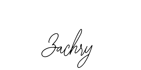 How to make Zachry name signature. Use Bearetta-2O07w style for creating short signs online. This is the latest handwritten sign. Zachry signature style 12 images and pictures png