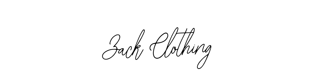 Zack Clothing stylish signature style. Best Handwritten Sign (Bearetta-2O07w) for my name. Handwritten Signature Collection Ideas for my name Zack Clothing. Zack Clothing signature style 12 images and pictures png