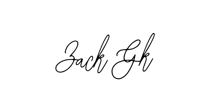 You can use this online signature creator to create a handwritten signature for the name Zack Gk. This is the best online autograph maker. Zack Gk signature style 12 images and pictures png