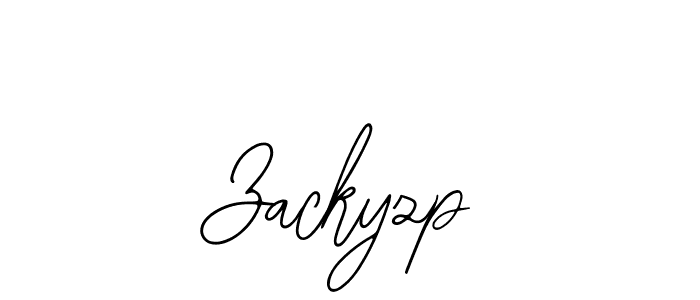 How to make Zackyzp signature? Bearetta-2O07w is a professional autograph style. Create handwritten signature for Zackyzp name. Zackyzp signature style 12 images and pictures png