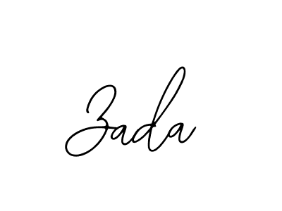 Zada stylish signature style. Best Handwritten Sign (Bearetta-2O07w) for my name. Handwritten Signature Collection Ideas for my name Zada. Zada signature style 12 images and pictures png