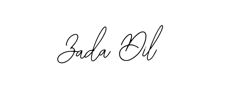 Also we have Zada Dil name is the best signature style. Create professional handwritten signature collection using Bearetta-2O07w autograph style. Zada Dil signature style 12 images and pictures png