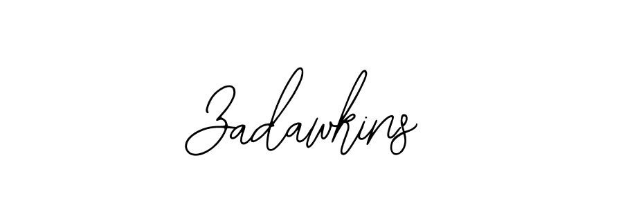 Make a beautiful signature design for name Zadawkins. Use this online signature maker to create a handwritten signature for free. Zadawkins signature style 12 images and pictures png