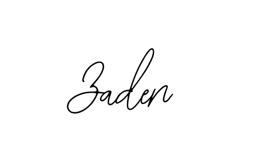 Zaden stylish signature style. Best Handwritten Sign (Bearetta-2O07w) for my name. Handwritten Signature Collection Ideas for my name Zaden. Zaden signature style 12 images and pictures png