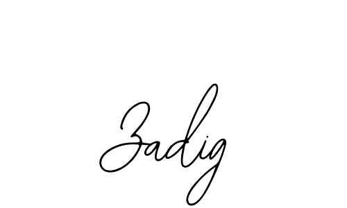 The best way (Bearetta-2O07w) to make a short signature is to pick only two or three words in your name. The name Zadig include a total of six letters. For converting this name. Zadig signature style 12 images and pictures png