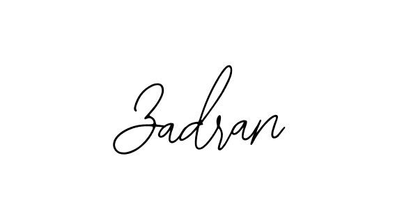 Make a beautiful signature design for name Zadran. With this signature (Bearetta-2O07w) style, you can create a handwritten signature for free. Zadran signature style 12 images and pictures png