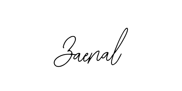 How to make Zaenal signature? Bearetta-2O07w is a professional autograph style. Create handwritten signature for Zaenal name. Zaenal signature style 12 images and pictures png