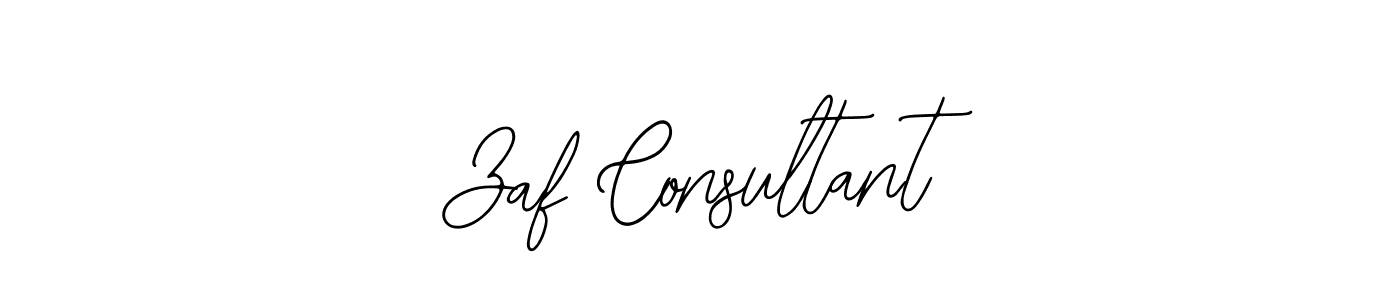 Zaf Consultant stylish signature style. Best Handwritten Sign (Bearetta-2O07w) for my name. Handwritten Signature Collection Ideas for my name Zaf Consultant. Zaf Consultant signature style 12 images and pictures png