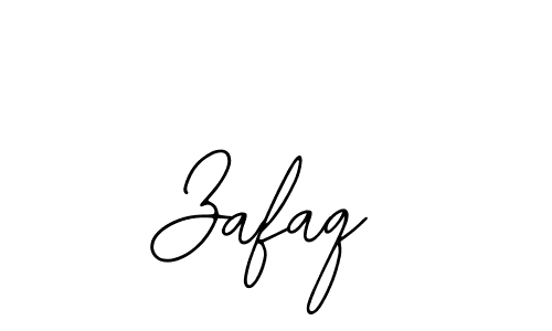 How to make Zafaq name signature. Use Bearetta-2O07w style for creating short signs online. This is the latest handwritten sign. Zafaq signature style 12 images and pictures png