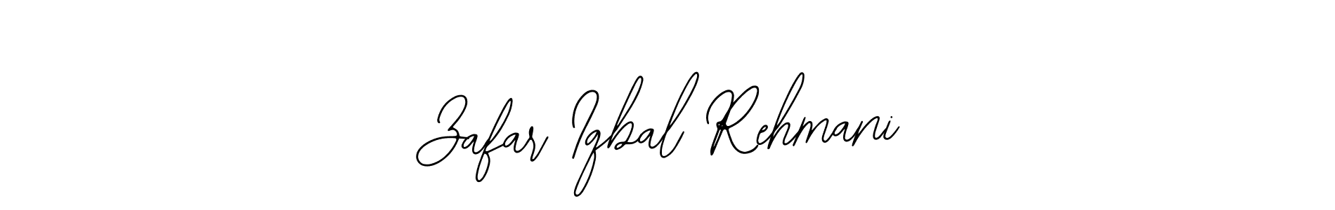 Make a beautiful signature design for name Zafar Iqbal Rehmani. With this signature (Bearetta-2O07w) style, you can create a handwritten signature for free. Zafar Iqbal Rehmani signature style 12 images and pictures png