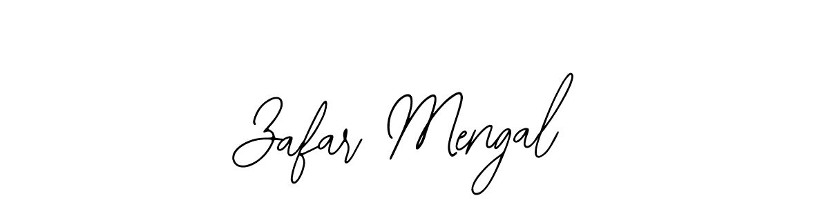 Make a beautiful signature design for name Zafar Mengal. With this signature (Bearetta-2O07w) style, you can create a handwritten signature for free. Zafar Mengal signature style 12 images and pictures png