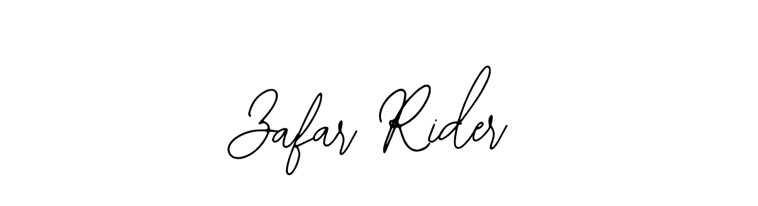 How to make Zafar Rider signature? Bearetta-2O07w is a professional autograph style. Create handwritten signature for Zafar Rider name. Zafar Rider signature style 12 images and pictures png