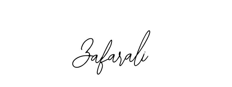 How to make Zafarali signature? Bearetta-2O07w is a professional autograph style. Create handwritten signature for Zafarali name. Zafarali signature style 12 images and pictures png