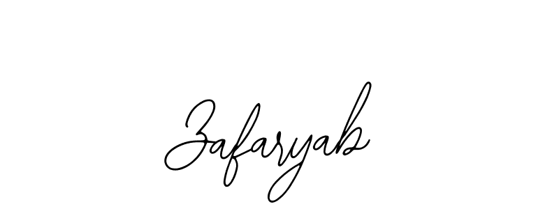 You should practise on your own different ways (Bearetta-2O07w) to write your name (Zafaryab) in signature. don't let someone else do it for you. Zafaryab signature style 12 images and pictures png