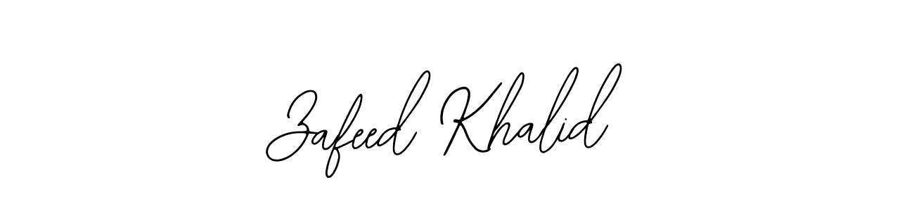 You can use this online signature creator to create a handwritten signature for the name Zafeed Khalid. This is the best online autograph maker. Zafeed Khalid signature style 12 images and pictures png