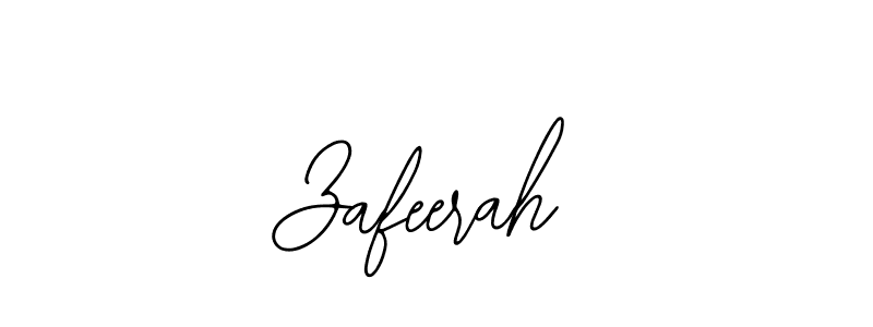 How to make Zafeerah signature? Bearetta-2O07w is a professional autograph style. Create handwritten signature for Zafeerah name. Zafeerah signature style 12 images and pictures png