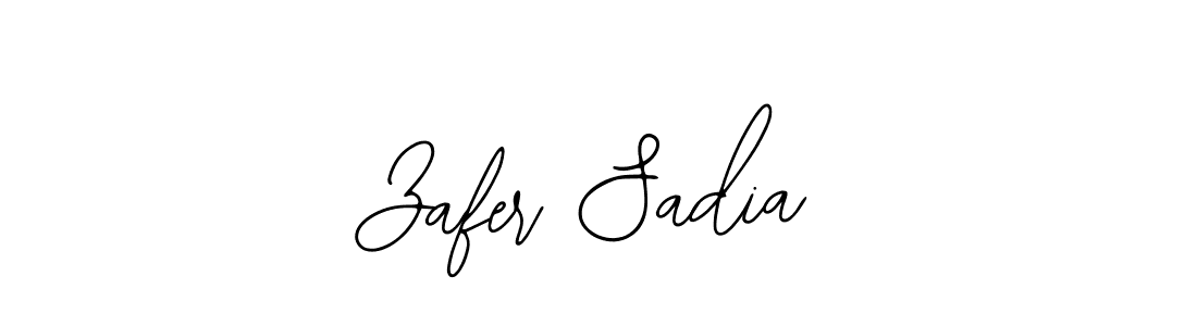 You should practise on your own different ways (Bearetta-2O07w) to write your name (Zafer Sadia) in signature. don't let someone else do it for you. Zafer Sadia signature style 12 images and pictures png