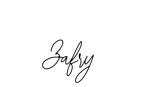 How to make Zafry signature? Bearetta-2O07w is a professional autograph style. Create handwritten signature for Zafry name. Zafry signature style 12 images and pictures png